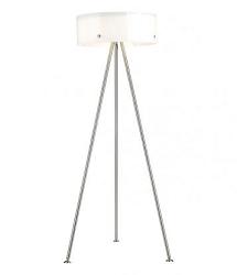 Bílá moderní designová stojací lampa model MOUNT